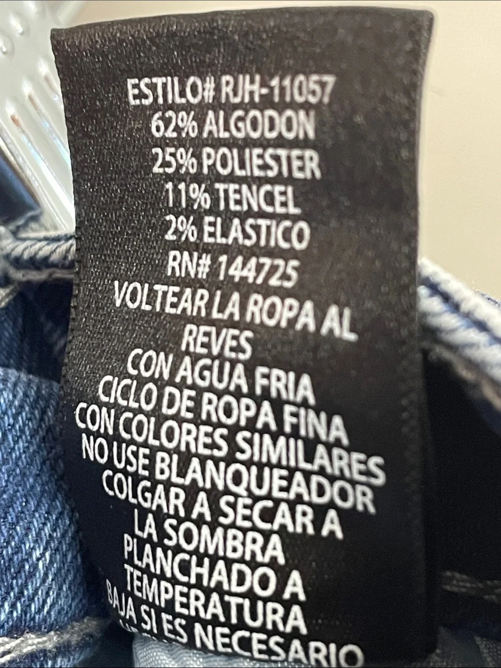 American Bazi Light Blue Washed Flare Jeans with Silver Sparkle
